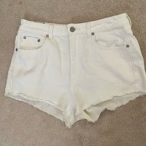 Aritzia White Jeans shorts